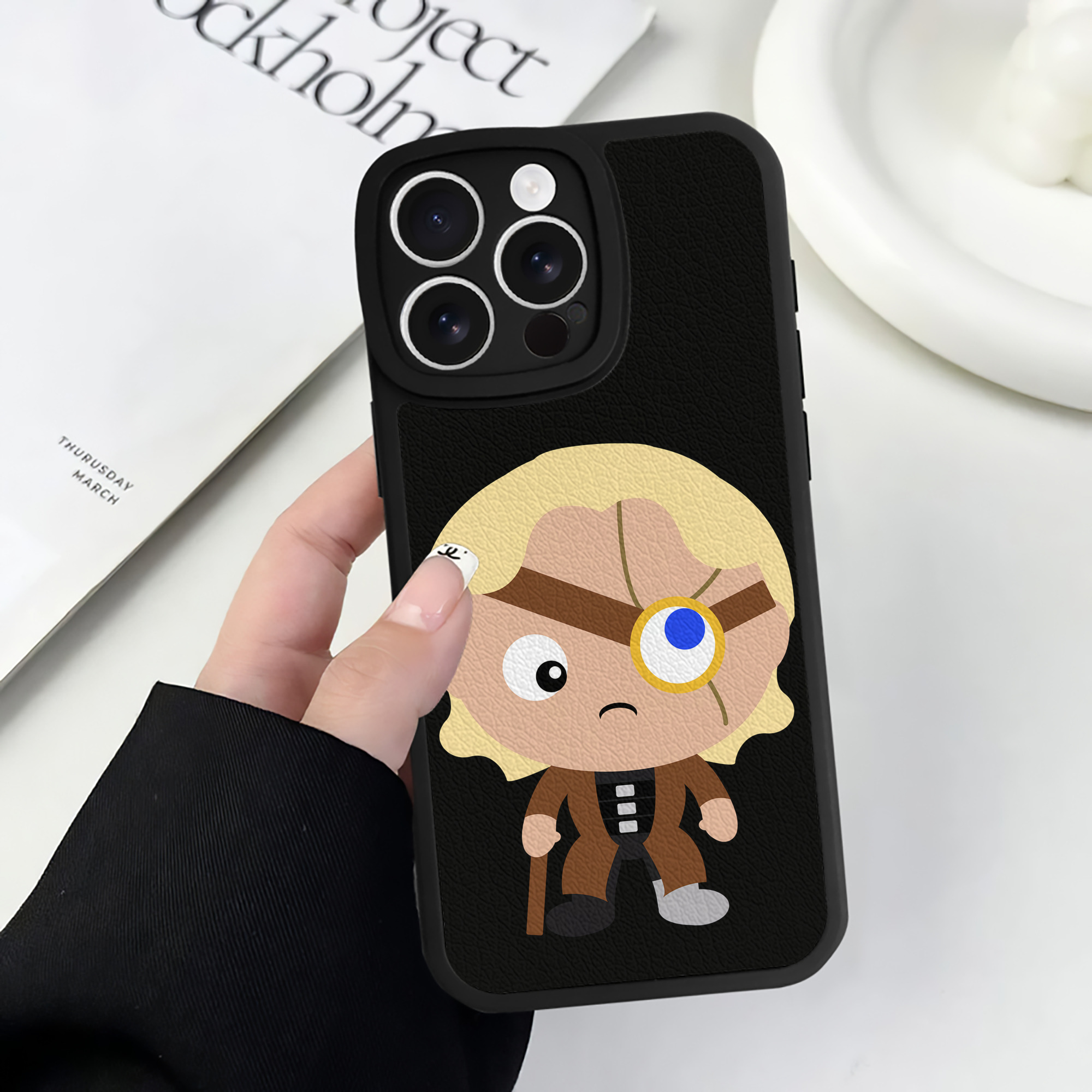 （画像用） Harry Potter ハリー・ポッターシリーズ 【iPhone 16シリーズ対応】シリコンスマホケース（レザー調） 材質：シリコン